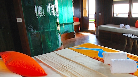 360° Cabin MASTER cabin suit aboard liveaboard MSY WAOW sailing for scuba diving in Indonesia